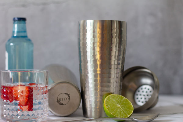 Celestial Hammered Cocktail Shaker