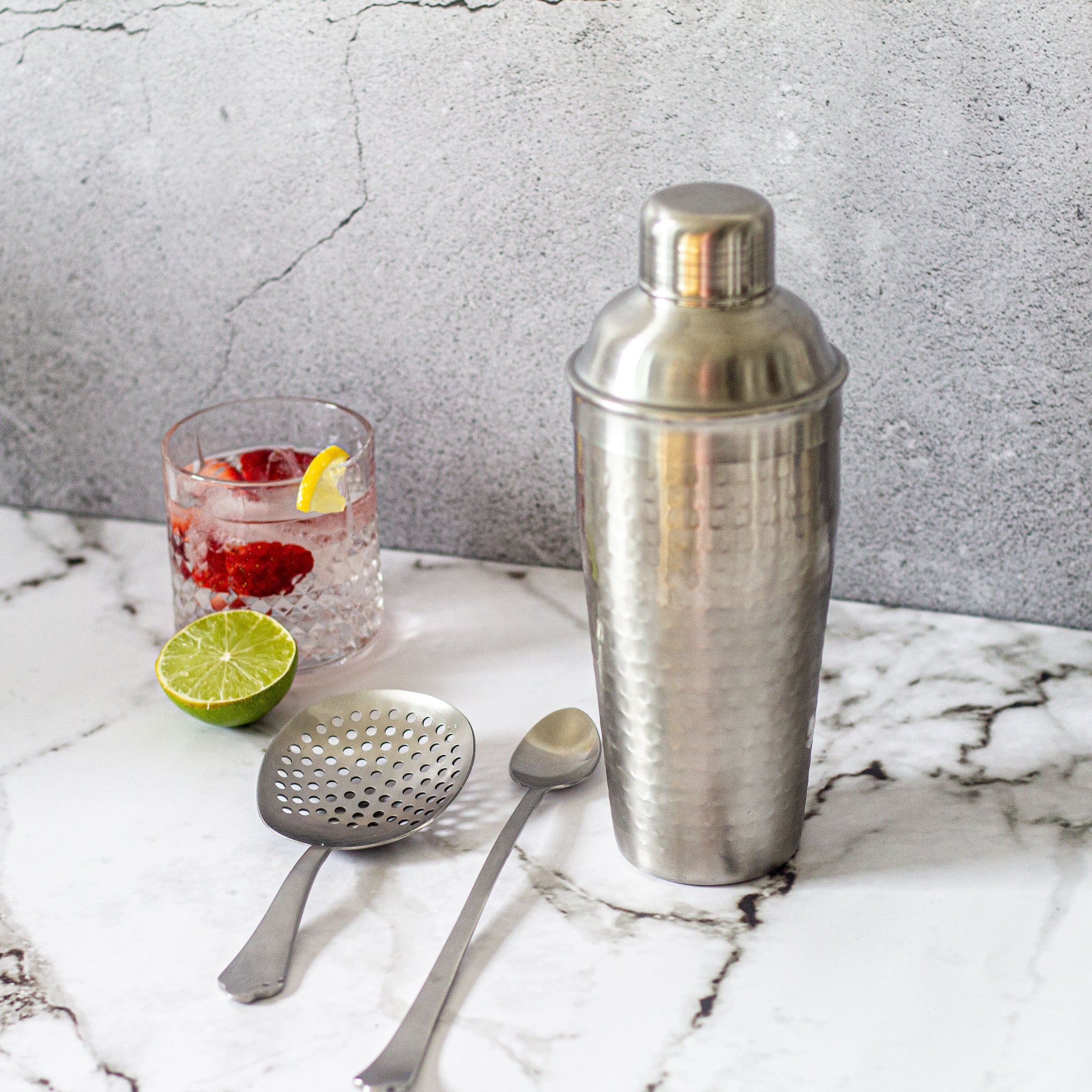 Celestial Hammered Cocktail Shaker