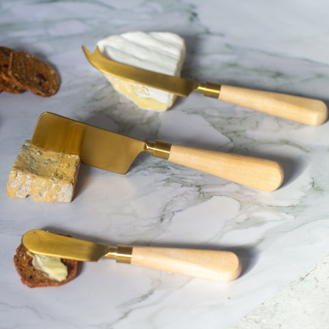 Aura Cheese Knives Set