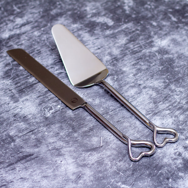 Amour Cake Knife and Server Set