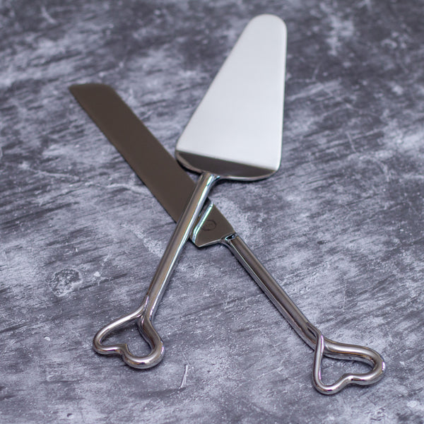 Amour Cake Knife and Server Set